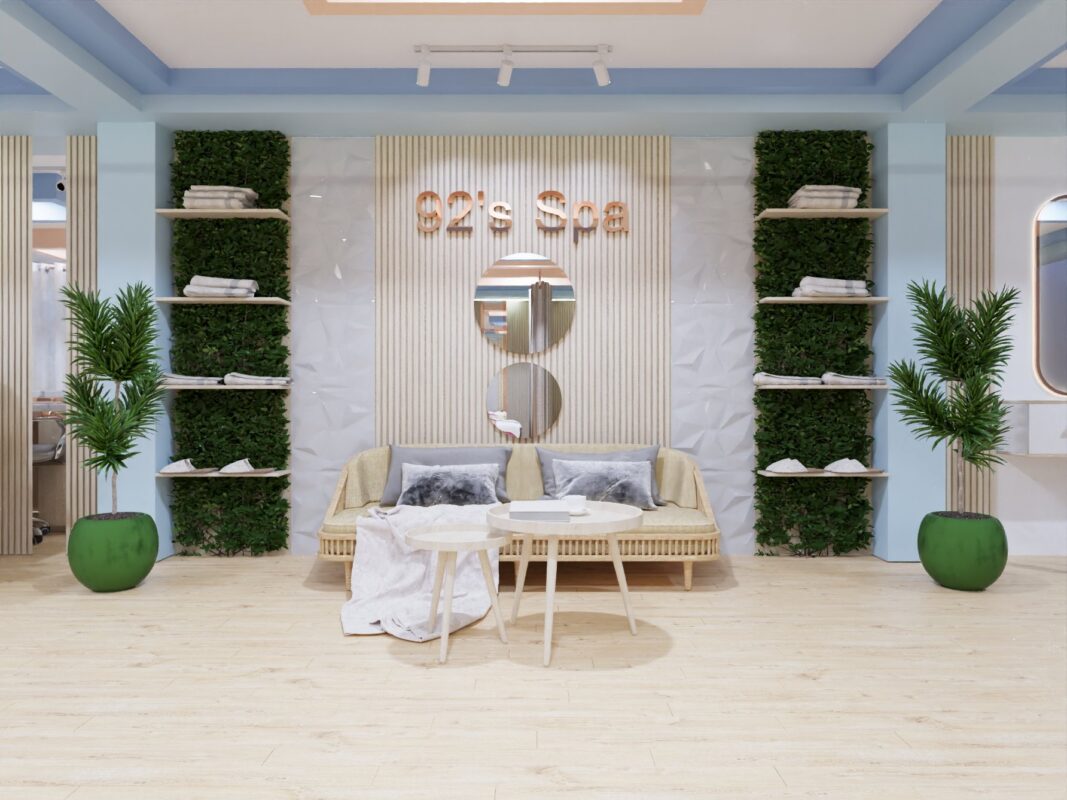 14 1 1067x800 - Thiết kế nội thất 92's Spa tại Đồng Th&aacute;p