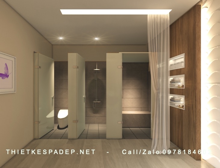 KHU XONG HOI TAM WC new - Thiết kế thi c&ocirc;ng trọn g&oacute;i Vio Spa tại Bi&ecirc;n Ho&agrave; Đồng Nai
