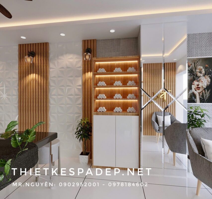 lau1 853x800 - Thiết kế v&agrave; thi c&ocirc;ng trọn g&oacute;i Phương Nguyễn Spa
