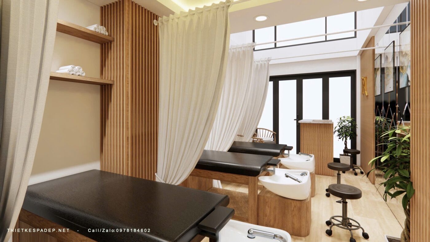 spa phuongguyen13 1400x788 - Thiết kế v&agrave; thi c&ocirc;ng trọn g&oacute;i Phương Nguyễn Spa